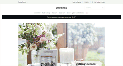 Desktop Screenshot of cowshed.com